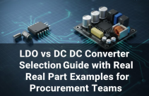 LDO vs DC DC Converter Selection Guide with Real Part Examples for Procurement Teams