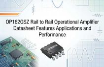 OP162GSZ Rail to Rail Operational Amplifier Datasheet Features Applications and Performance