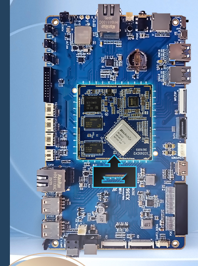 RK3568 multimedia intelligent equipment development board 10.1 inch screen
