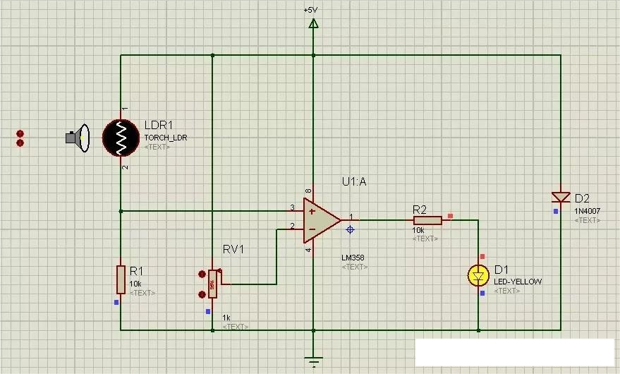 LM358 proteus