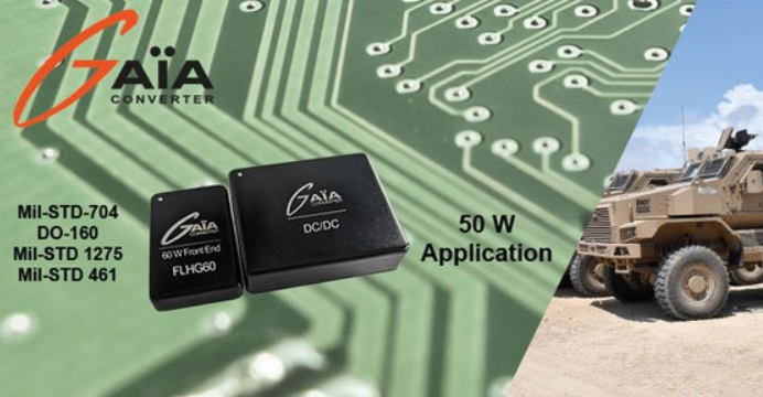 GAIA Converter simplifies the design of military power converter architectures.