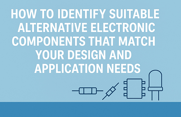 How to Identify Suitable Alternative Electronic Components That Match Your Design and Application Needs
