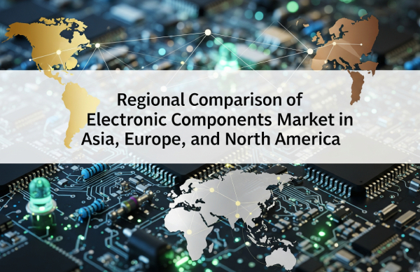 Regional Comparison of Electronic Components Market in Asia Europe and North America