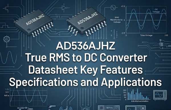 AD536AJHZ True RMS to DC Converter Datasheet Key Features Specifications and Applications