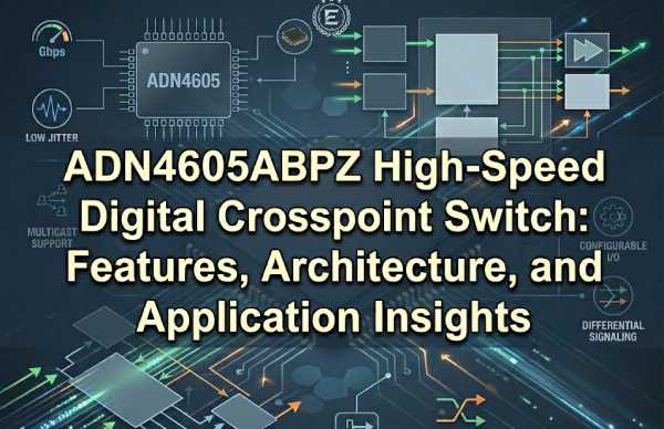 ADN4605ABPZ High Speed Digital Crosspoint Switch Features Architecture and Application Insights