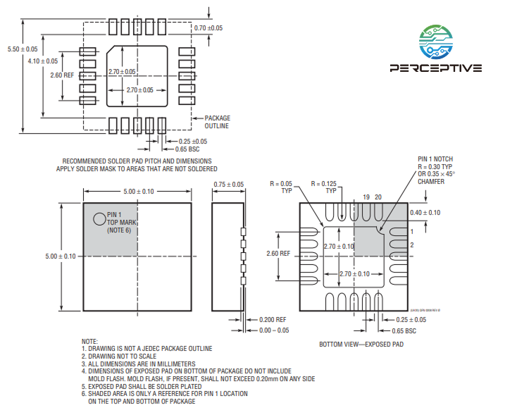 ADI LTC5541,Package ,20-Lead Plastic QFN ADI LTC5541,Package ,20-Lead Plastic QFN