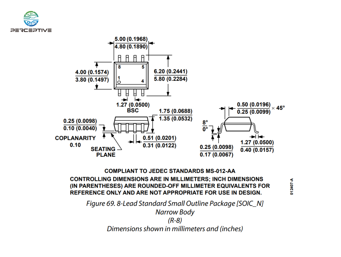 Package of  ADI OP2177ARZ perceptive