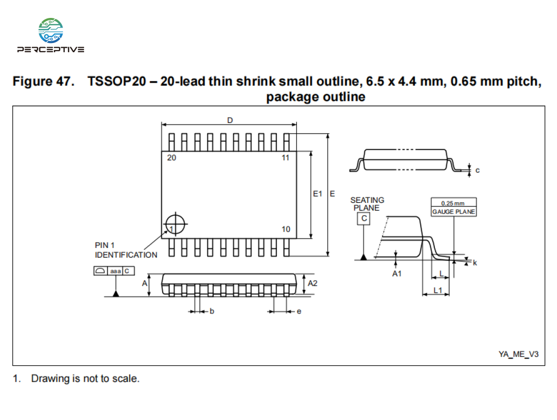 Package of ST STM8S003F3P6TR perceptive Package of ST STM8S003F3P6TR perceptive